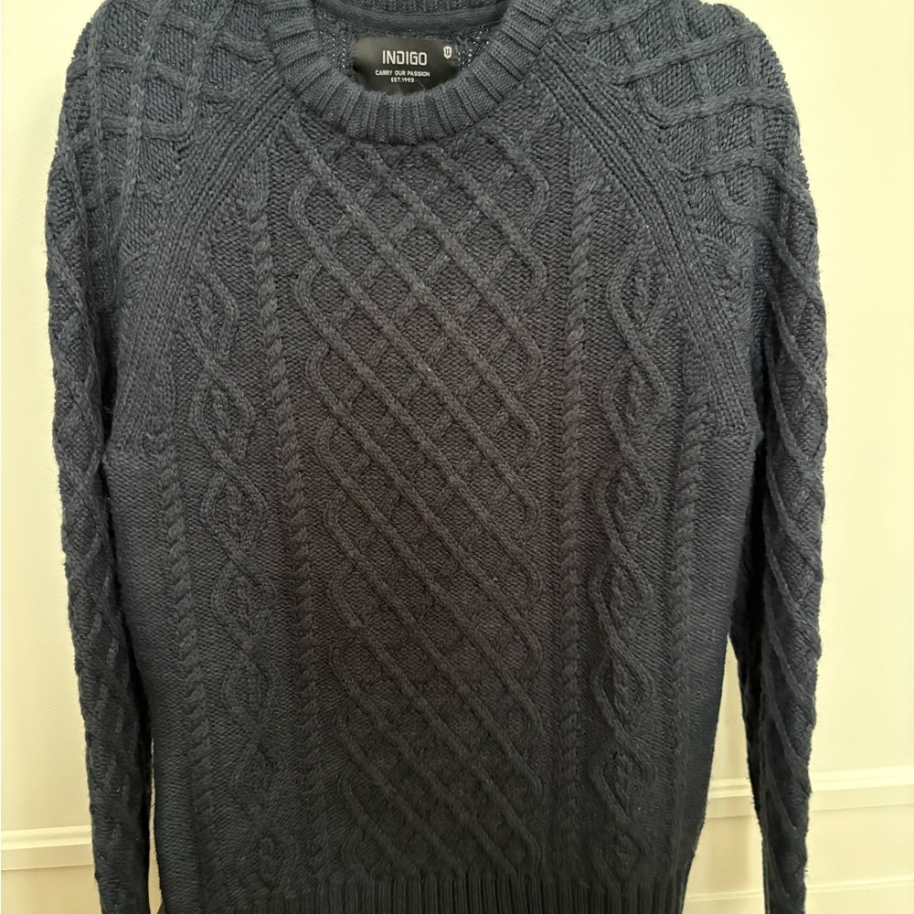 Indigo Men's Crewneck Sweater